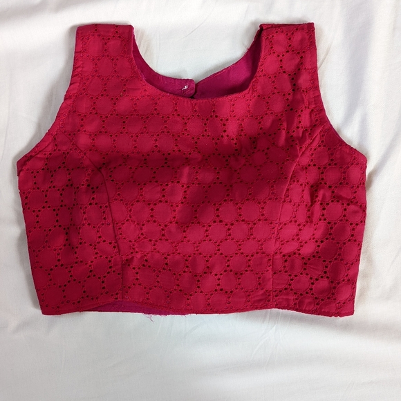 NWOT Pink Readymade stitched Blouse for 🥻 Saree or Lehenga - Picture 10 of 13